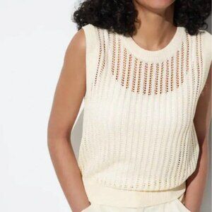 UNIQLO | Open-Knit Sleeveless Sweater Tank